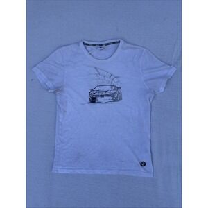 BMW Original lM1 LOGO T-Shirt White Made In Portugal Size Small